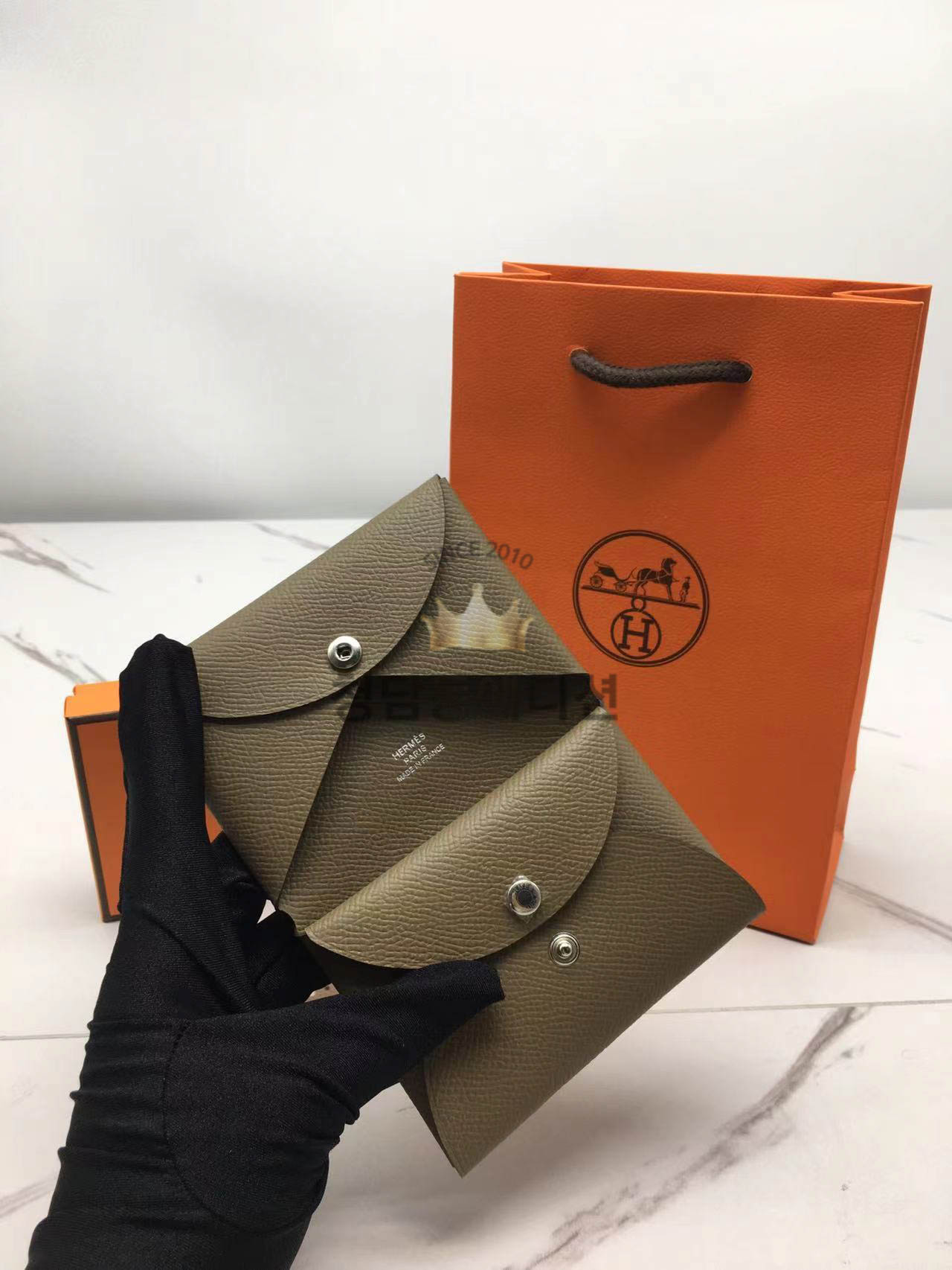 에르메스 칼비 카드홀더 올수공 (컬러 에토프)