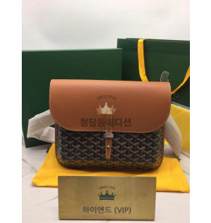 고야드 쿠르지에 백 (컬러 블랙탄 브라운)