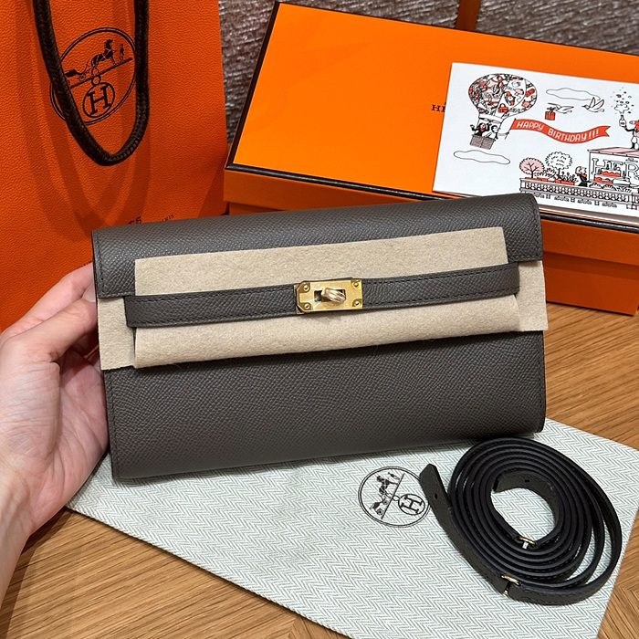 에르메스 켈리 투 고 미니백 앱송 (컬러 에땅 금장)