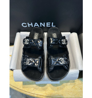 샤넬 25P 벨크로 뮬