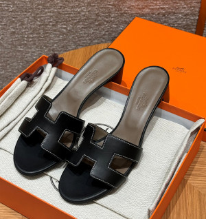 에르메스 오아시스 샌들 스위프트 (컬러 누아) (handmade ver.)