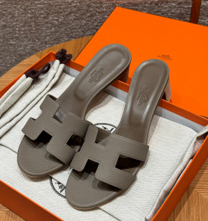 에르메스 오아시스 샌들 앱송 (컬러 그리 아스팔트) (handmade ver.)