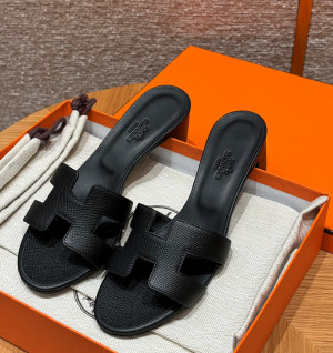 에르메스 오아시스 샌들 앱송 (컬러 누아) (handmade ver.)