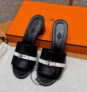 에르메스 지지50 샌들 (컬러 누아) (handmade ver.)