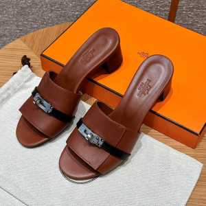 에르메스 지지50 샌들 (컬러 루즈 셀리에) (handmade ver.)