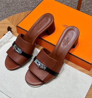 에르메스 지지50 샌들 (컬러 루즈 셀리에) (handmade ver.)