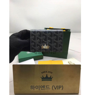 고야드 말제르브 플랩 카드지갑 (컬러 차콜 그레이)
