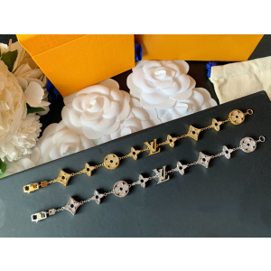 루이비통 모노그램 브레이슬릿 (컬러 옐로우골드, 화이트골드)