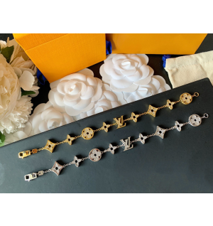 루이비통 모노그램 브레이슬릿 (컬러 옐로우골드, 화이트골드)