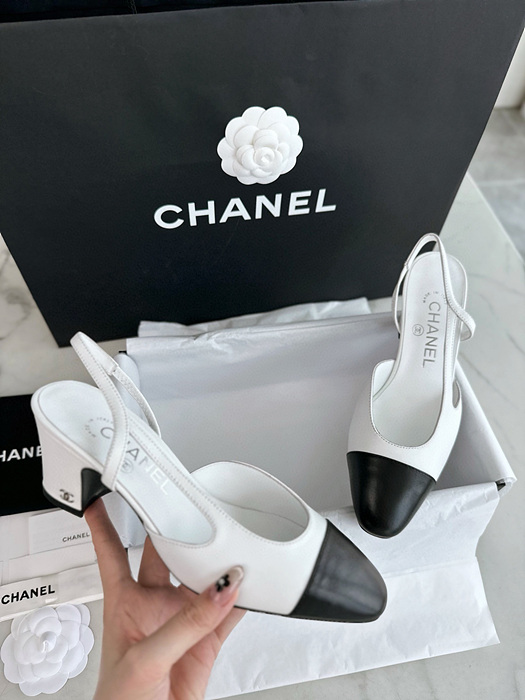 샤넬 슬링백 미들힐