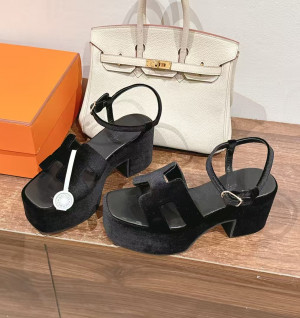 에르메스 잼 30 샌들 (컬러 블랙)