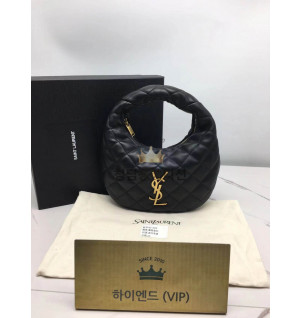 생로랑 25FW 이카리노 퀼팅 나파 레더 토트백 851689 AAANG 1000 (컬러 블랙)