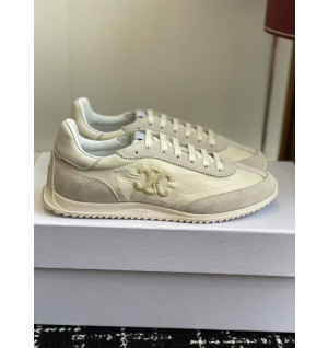 셀린느 트리웅프 레이서 로우 탑 스니커즈 (컬러 바닐라)