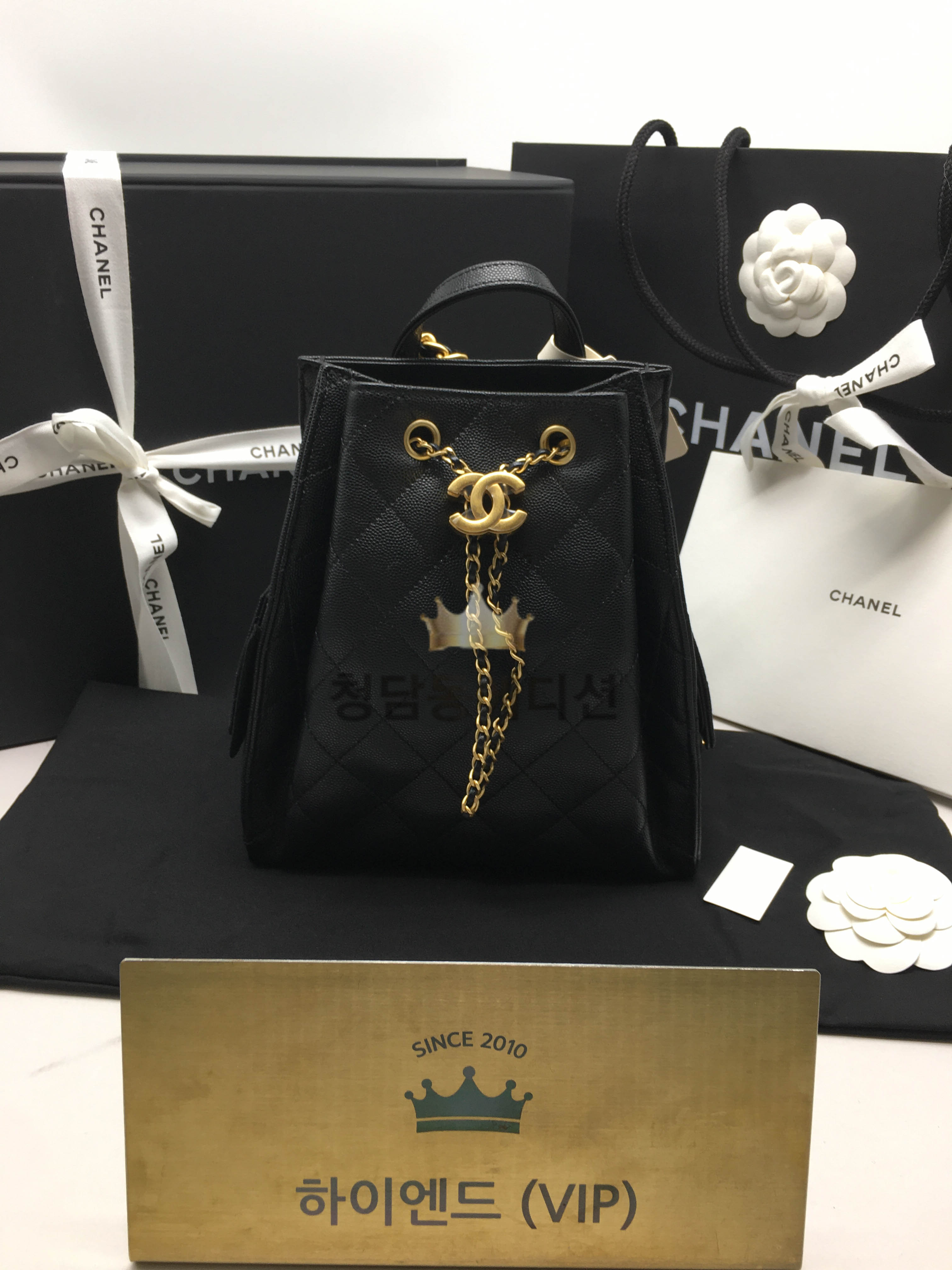 샤넬 25백 미디엄 백팩