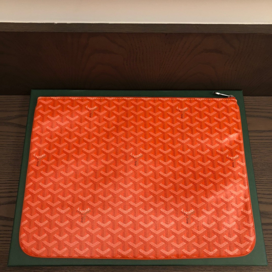 고야드 세나 클러치 MM /GM (컬러 오렌지)