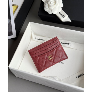샤넬 25S 캐비어 카드홀더 AP4472 (컬러 레드)