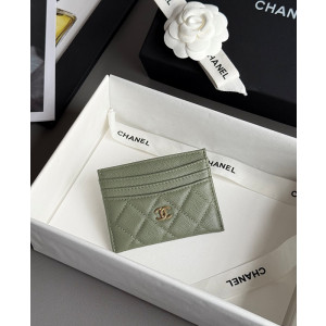 샤넬 25S 캐비어 카드홀더 AP4472 (컬러 그린)