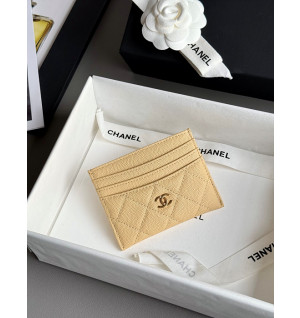 샤넬 25S 캐비어 카드홀더 AP4472 (컬러 베이지)