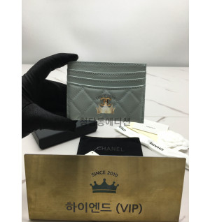 샤넬 25S 캐비어 카드홀더 AP4472 (컬러 민트)