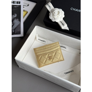 샤넬 25S 캐비어 카드홀더 AP4472 (컬러 골드)