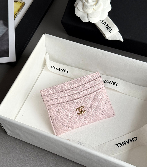 샤넬 25S 캐비어 카드홀더 AP4472 (컬러 핑크)