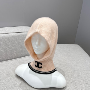 샤넬 CC 로고 후드 바라클라바