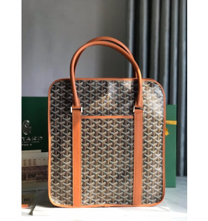 고야드 부르곤 부르고뉴 토트백 브리프케이스 (컬러 블랙탄 브라운)