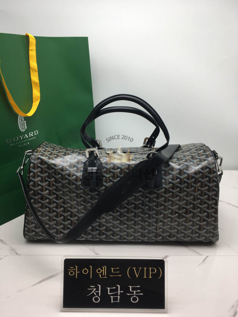 고야드 크로아지에 보스턴백 45cm/50cm (컬러 블랙) (신형)