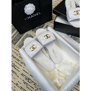 샤넬 턴락 뮬 샌들 G46119 (컬러 화이트)